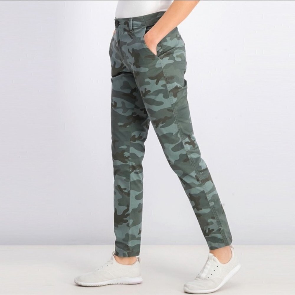 Gap Camouflage Girlfriend Chino Pants